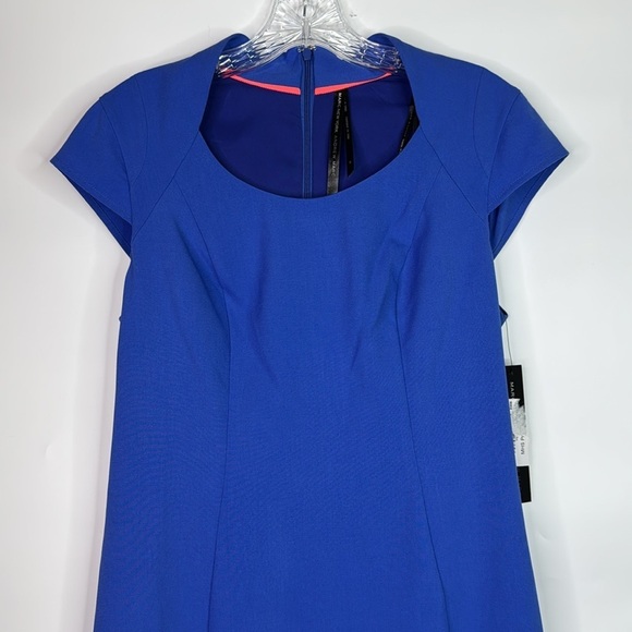 Marc New York By Andrew Mark Blue Bodycon Shift Dress NWT - Picture 2 of 10
